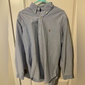 Ralph Lauren Men's Light Blue Button Down Shirt